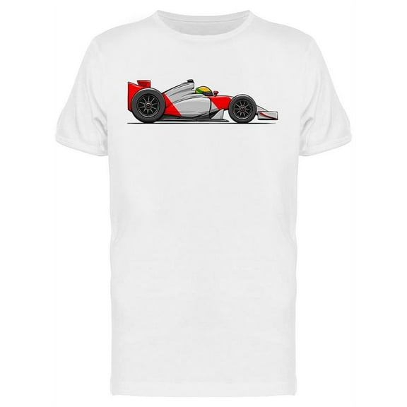 Side View Of A Cartoon Race Car T-Shirt Men -Image by Shutterstock, Male 3X-Large