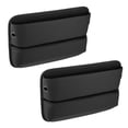 thumbnail image 1 of Unique Bargains 2pcs Car Seat Gap Filler Multi-function Car Organizer Console Side Pocket Storage Box Black, 1 of 7
