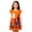 F-Orange, variant on WhouRiu Girls Halloween Graphic Dresses Sleeveless Flutter Sleeve Crew Neck Dress Kids Comfortable Cute Party Nightgown,4-5 Years