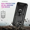 thumbnail image 5 of Decase for Motorola Moto G Stylus 5G Heavy Duty Armor Phone Case,Durable Military Grade Shockproof 360 Rotatable Metal Ring Kickstand Support Magnetic Car Mount Dual Layer Protective Cover,Black, 5 of 7