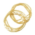 thumbnail image 2 of 2 piezas de cadenas de para la cintura/accesorios de cadena para el cuerpo/joyería de cintura africana elástica con bohemias de moda/c Dorado Sunnimix Cadena de la cintura, 2 of 8