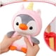 thumbnail image 4 of Peluche de pingüino con disfraz de unicornio rosa, peluches suaves, juguete de peluche, regalo para niños y amantes para niños, niñas y niños, 4 of 5