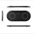 thumbnail image 2 of Wireless Dual Charger Phone 10W Max Fast Charging Mat Wireless Charging Pad Smartphone Charger, 2 of 9