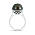 thumbnail image 2 of ANGARA Classic Tahitian Cultured Pearl Ring in 925 Sterling Silver for Women | June Birthstone, Birthday, Anniversary, Jewelry Gift for Women | Pearl Ring, 2 of 7