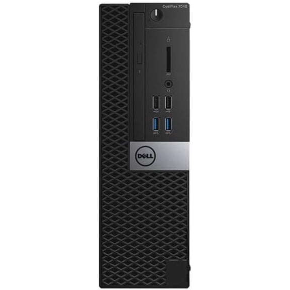 Restored Dell OptiPlex 7040 Desktop Computer SFF Intel Core i5-6500 16 GB RAM 256 GB SSD Windows (Refurbished)