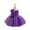 Purple, variant on Girls Princess Dress Fancy Party Costume Dress up Wedding Birthday Party Gown