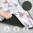 thumbnail image 3 of Vsdgher Lilies Flowers Car Foot Mat Set of 4 Pieces Universal Floor Liner Car Accessories Fits Most Cars, Trucks, Vans, sedans, SUV, 3 of 7
