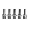 thumbnail image 1 of Beduan - Manguera de acero inoxidable de 3/4 pulgadas a macho NPT de 1/2 pulgadas, accesorio para cerveza casera, agua, combustible, aire (paquete de 2), 1 of 3