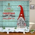 thumbnail image 2 of Cortina de ducha de gnomos navideños para baño, cortina de ducha feliz Navidad, cortina de ducha navideña de invierno estilo C 120*180 brillar Electrónica, 2 of 4