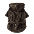 thumbnail image 1 of Dog Bathrobe  Puppy Robe Dog Drying Towel Robe with Hooded & Waist Belt  Easy Wear Super Absorbent Pets Drying Coat, 1 of 5