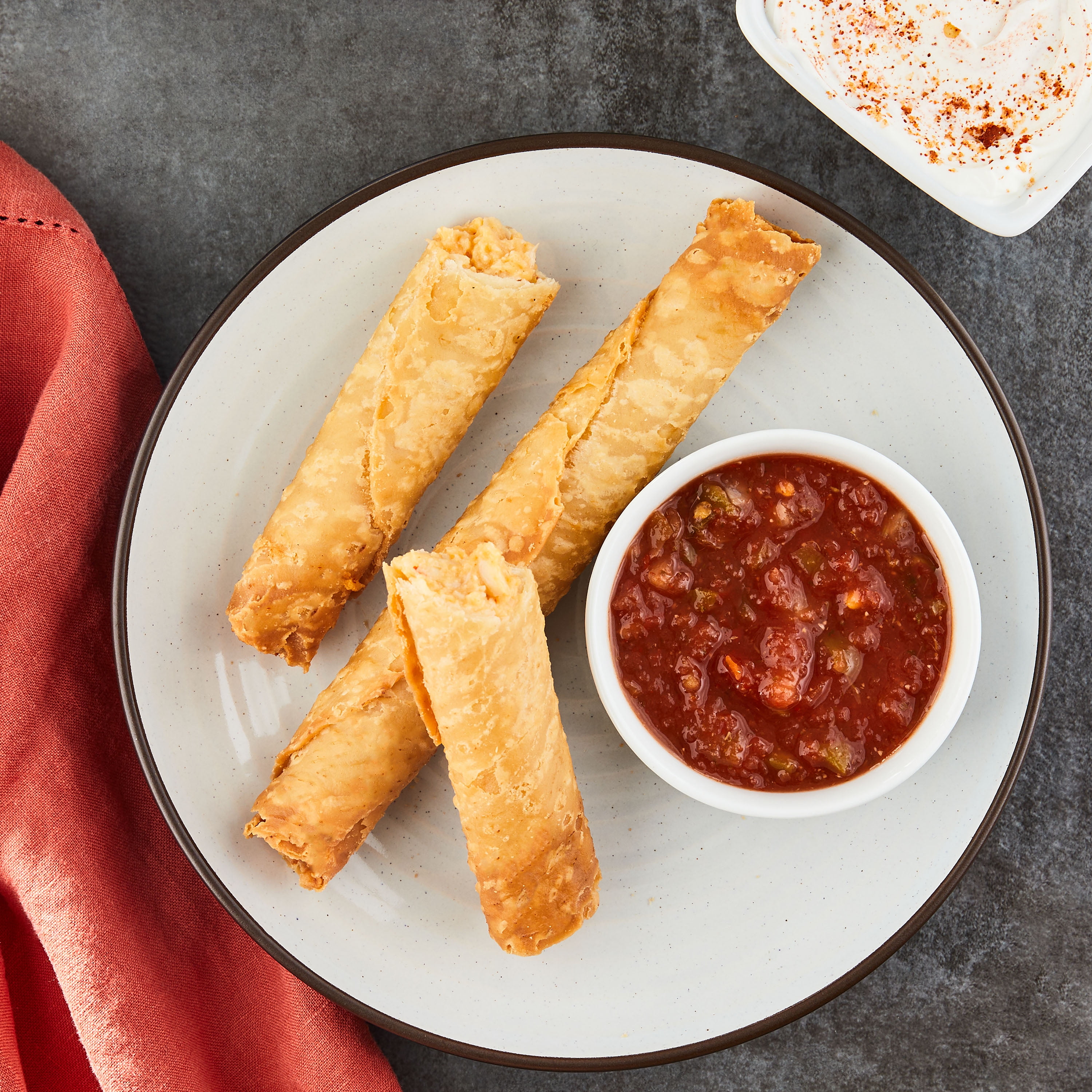 (3 pack) Freshness Guaranteed Hot and Ready-to-Eat Chicken and Cheese Flauta, 2 Piece
