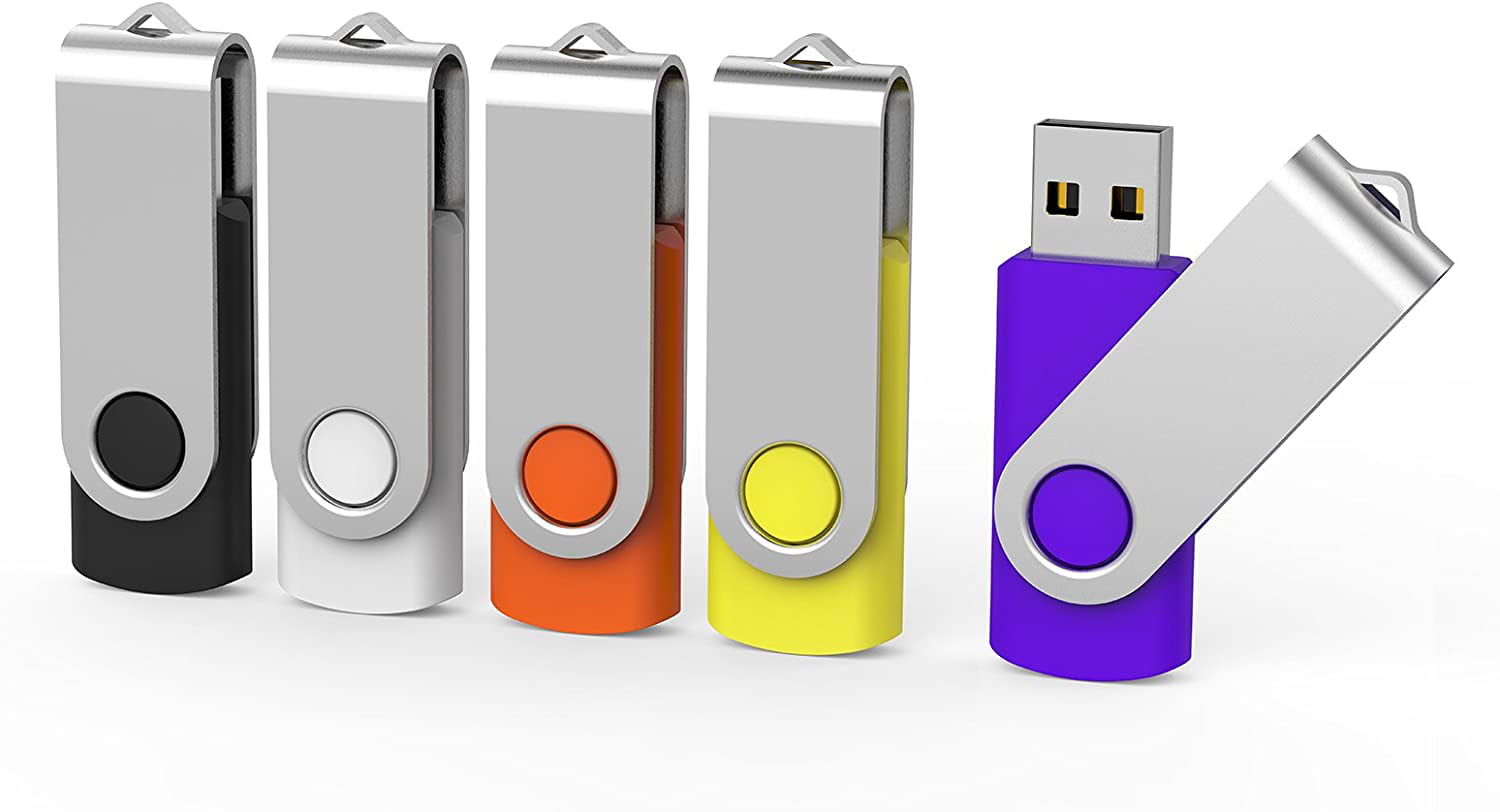 3 Pack Multi-color 1G-16G USB Flash Drive Thumb Pen Drives Memory Stick Storage 