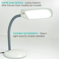 thumbnail image 3 of LED Bright Reader Natural Daylight Full Spectrum Desk Lamp Grey, 3 of 5