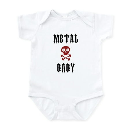 

CafePress - Metal Baby One Piece - Baby Light Bodysuit Size Newborn - 24 Months