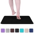 thumbnail image 1 of Memory Foam Bathroom Bath Rugs Absorbent Non-Slip Bath Rugs Washable Bath Mat - 40 x 60 cm, Black, 1 of 7