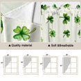 thumbnail image 5 of St. Patrick's Day Swag Valances for Windows 2 Pack, Kitchen Window Curtains 36 Inch Length, Spring Green Botanical Lucky Clovers Privacy Swag Curtains for Living Room/Bathroom with Rod Pocket 36"x36", 5 of 8