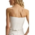 thumbnail image 4 of Commando Faux Leather Smocked Tube Top FLT202, 4 of 4