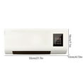 Bxingsfty 2in1 Air Conditioner Heater 1800W Wall Mounted Electric