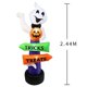 thumbnail image 1 of Fantasma inflable grande de Halloween, decoración de letreros de calle de calabaza, trucos o golosinas, suministros para fiestas festivas de Halloween, 2,4 m, 1 of 4