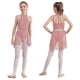 thumbnail image 3 of Vestido lírico de Ballet brillante con diamantes de imitación para niñas, disfraz de patinaje artístico y gimnasia, vestido con tutú de bailarina con dobladillo Irregular, Ropa de baile, 3 of 5