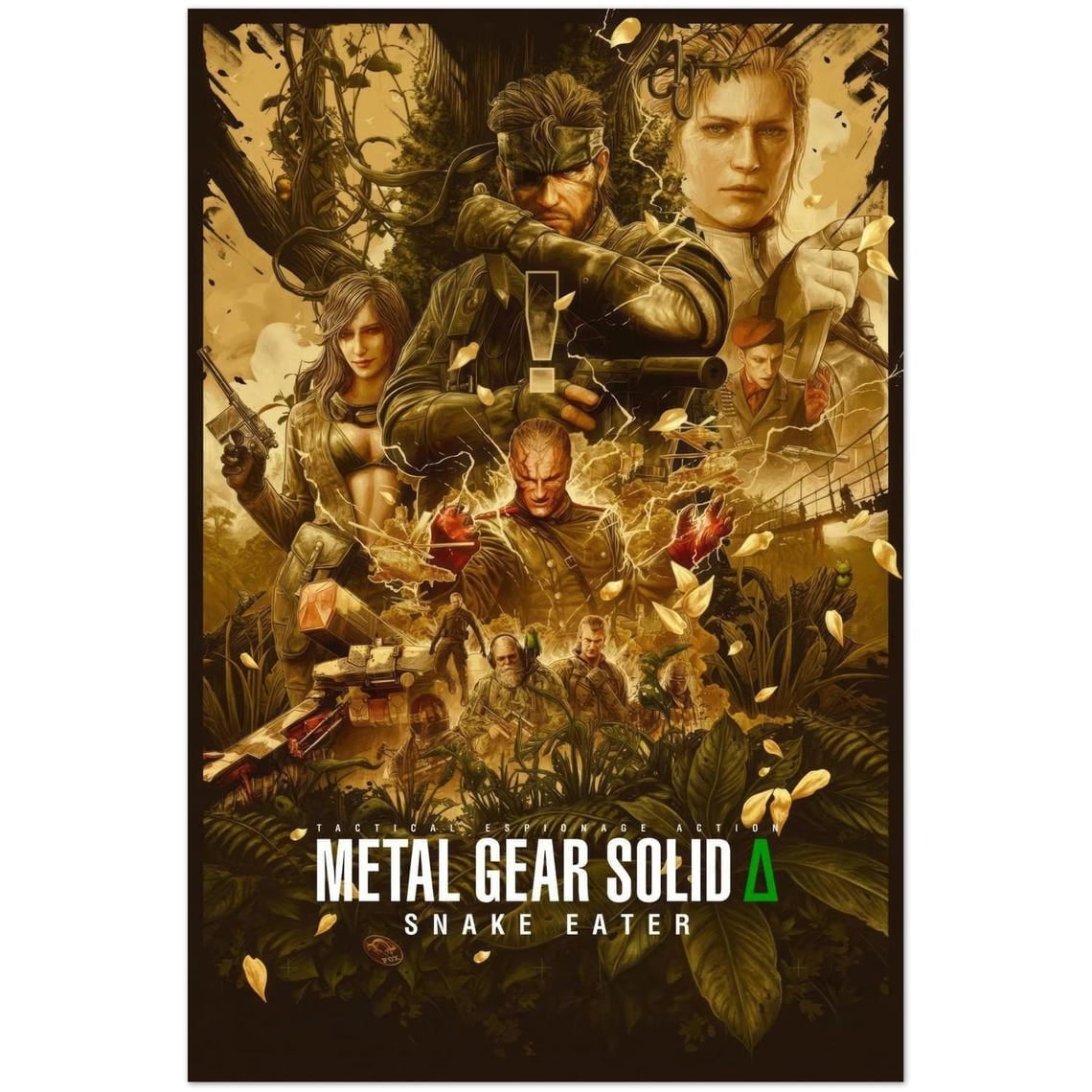 Metal Gear Solid Snake Eater #2189 Poster Home Decor Office Wall Art Living Room Decor, Paper Poster Only