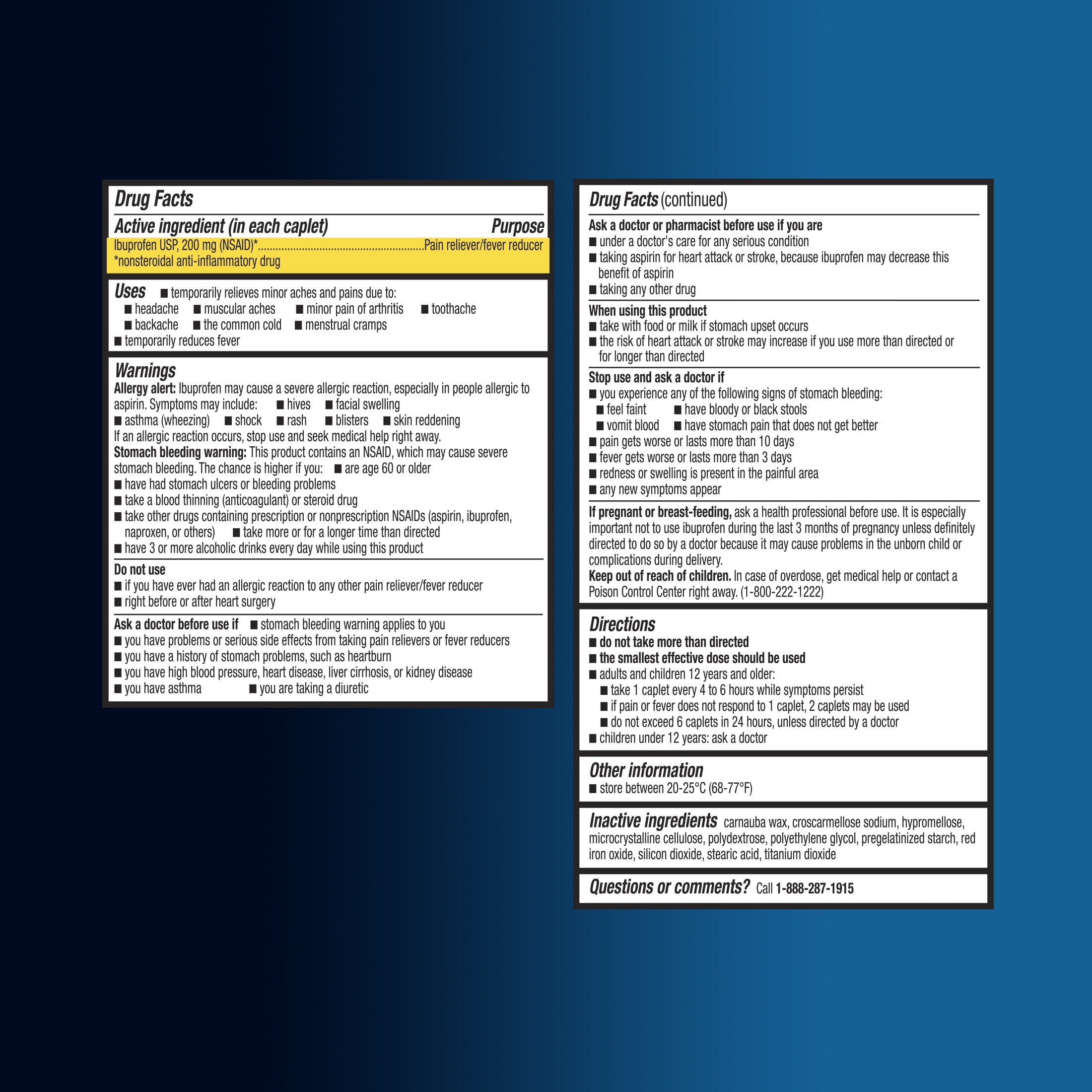 200 Mg Ibuprofen Dosage Chart