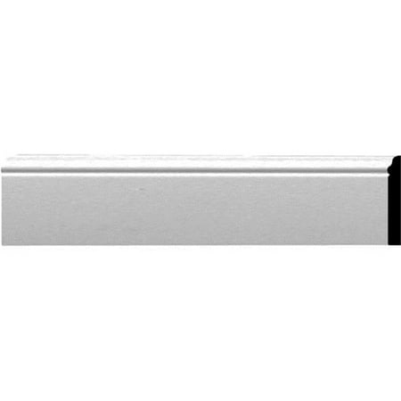 Ekena Millwork 4"H x 1/2"P x 94 1/2"L Barcelona Baseboard Moulding