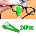 thumbnail image 1 of Kit de limpieza de gafas Baoblaze 24x toallitas y Cepillo microfibra, 1 of 8