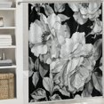 thumbnail image 6 of Orinice White Rose Bathroom Decor Set Multi-Size Colorful Luxurious Graphic Print Polyester Fabric Fashion Shower Curtain with Hooks 60x72, 6 of 7