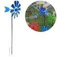 thumbnail image 5 of 28in Decorative Lawn Ornament Wind Mill Wind for Backyard Yard Decor Blue, 5 of 6