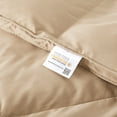 thumbnail image 5 of Peace Nest 360 Thread Count All Season White Goose Down Fiber and Feather Comforter, King, Ginger Root, King, 5 of 6