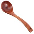 thumbnail image 5 of Handmade Light Brown Wooden Kitchen Utensils Soup Ladle Cooking Scoop with Hook for Kitchen Use 12.5 inches, 5 of 5