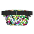 thumbnail image 3 of Easygdp Colorful Tie Dye Stained Glass Fanny Packs para Mujeres y Hombres, Bolsa de Cinturón, Bolsos de Cruz para Trabajo/Correr/Senderismo, 3 of 9