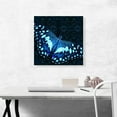 thumbnail image 2 of ARTCANVAS Baby Blue Butterfly Wings Insect Canvas Art Print - Size: 18" x 18" (1.50" Deep), 2 of 9