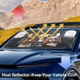 thumbnail image 3 of Yuyamidu Beagles Sunshade for Car Windshield Foldable Car Sun Shade for Windshield Easy to Install Car Sun Visor for Big Sedan Van SUV, 3 of 7