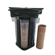 lanema Counter Machine Accuracy Checking Tool Efficient Change Coin Holder with 5in1 Coin Sorters Tube Wrapper Holder