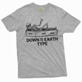 thumbnail image 6 of Funny down to earth type Halloween party tee shirt skeleton shirt men's unisex funny tee (Medium Military Green), 6 of 7