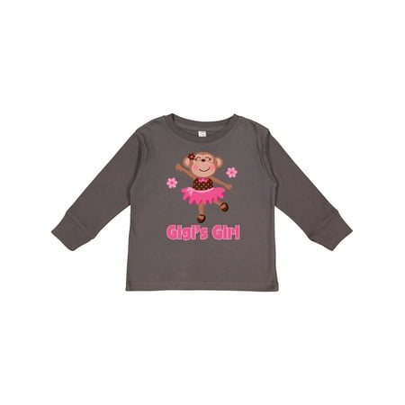 

Inktastic Gigi s Girl Monkey Gift Toddler Toddler Girl Long Sleeve T-Shirt