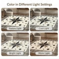 thumbnail image 7 of ODIKA 2'x3' Washable Accent Rug Door Retro Farmhouse Plaid Repeating Border Panel Motif Vintage for Bedroom, Nursery, RV, Pet Friendly, Bedside Mat, 7 of 7