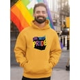 thumbnail image 2 of Live With Pride Colorful Banner Hoodie Men -Smartprints Designs, Male x-Large, 2 of 4