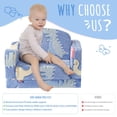 thumbnail image 3 of Silla y sofá para niños pequeños, sofá 2 en 1, grueso y cómodo, Aodisman, 3 of 8