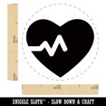 thumbnail image 2 of Heart Beat Rubber Stamp for Scrapbooking Crafting Stamping - Mini 1/2 Inch, 2 of 7