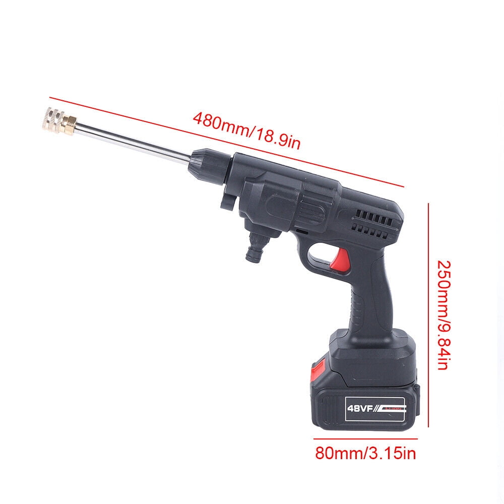 DENEST Cordless High Pressure Car Washer Gun Electric Washing Machine Battery Charge