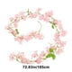 thumbnail image 4 of Simulación de flores de primavera, flores artificiales colgantes para sala de estar, orquídeas colgantes decorativas de interior, enredaderas de ratán, plantas verdes colgantes., 4 of 7