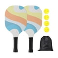 thumbnail image 1 of Raqueta de pickleball, raqueta de pickleball, que incluye 2 raquetas y 4 pelotas. Raquetas de Pickleball para patios, torneos de interior y exterior., 1 of 8