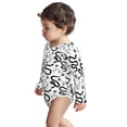 thumbnail image 3 of Xecao Hand Drawn Snake Print Baby unisex-baby Cotton Long-sleeve Bodysuits-2 Years, 3 of 6