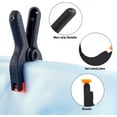 thumbnail image 3 of 30 pc Plastic Nylon Spring Clamps Clip Jaw Opening DIY Woodworking Tools Black 6.5x5.6x0.8cm, 3 of 6