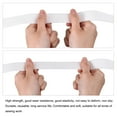 thumbnail image 3 of Sarga Elástico Banda Doble-Cara 2 Plano 2 Yardas 1 Rollo Plano Elástico Cinta Cordón Blanco para Costura, Cinturilla, 3 of 6