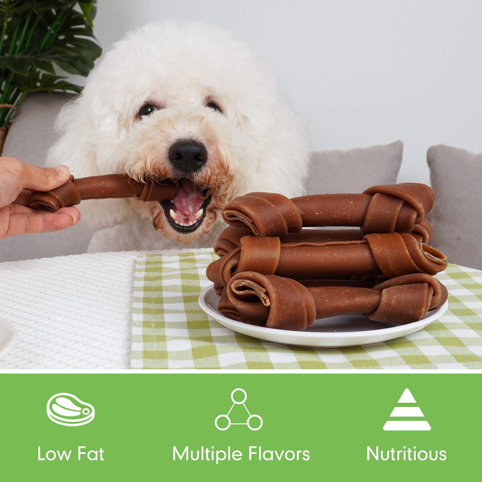 MON2SUN Peanut Butter Bones  Small and Medium Dog Treats, 25.4 oz (12 Count)