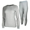 thumbnail image 6 of MISS POPULAR Women’s 2-Piece Waffle Thermal Set – Long Sleeve Top & Pants, Cozy Base Layer Loungewear for Cold Weather, 6 of 7